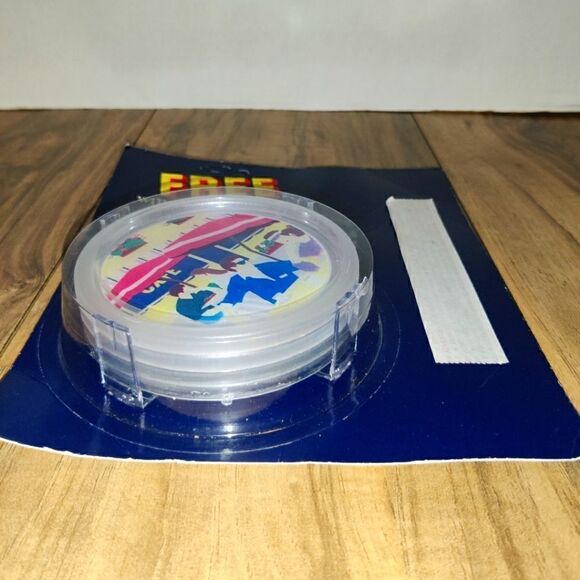 NEW Vintage Kent Coasters Set-4 Pieces in Package Tobacco Cigarette 1980's Promo - Picture 2 of 5